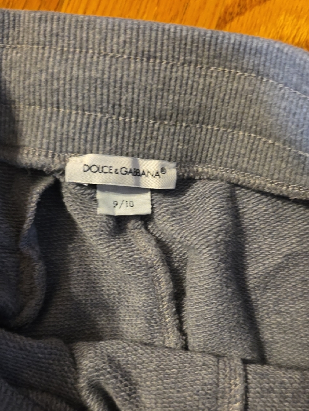 Dolce & Gabbana Light Gray Knit Sweatpants - Picture 2 of 8